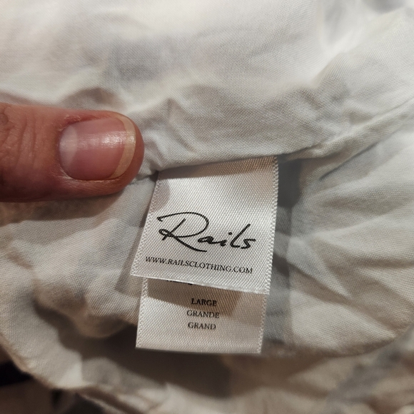 Rails linen blend striped dress - Picture 7 of 9